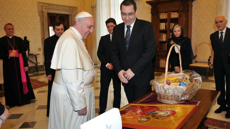 Victor Ponta Papa Francisc