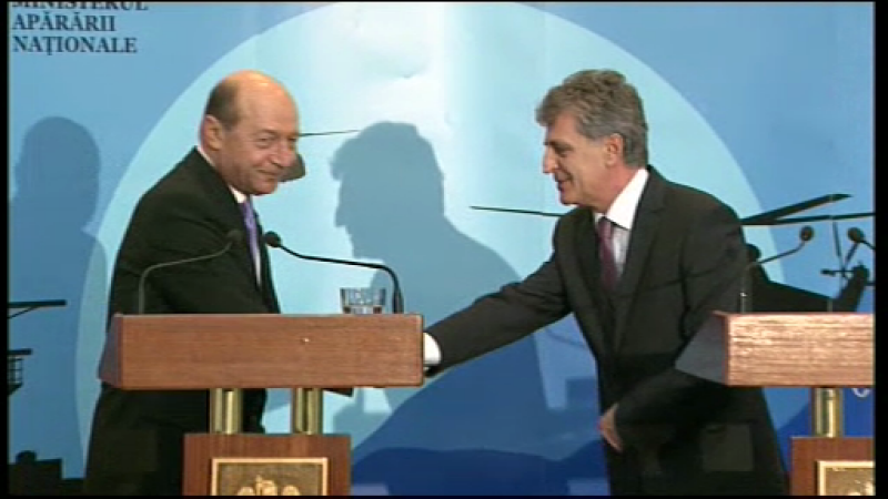 Traian Basescu la bilantul MApN