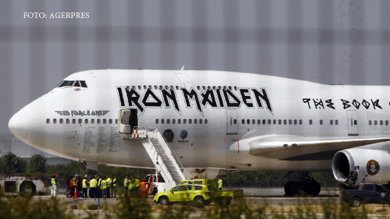 iron Maiden accident avion