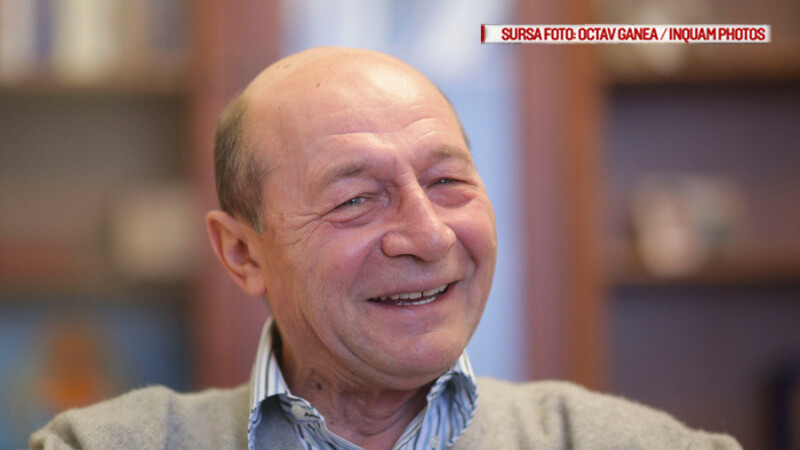 Presedintele PMP, Traian Basescu, acorda un interviu