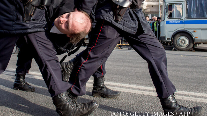 protestatar arestat Rusia