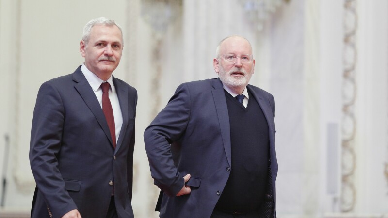 Frans Timmermans, Liviu Dragnea