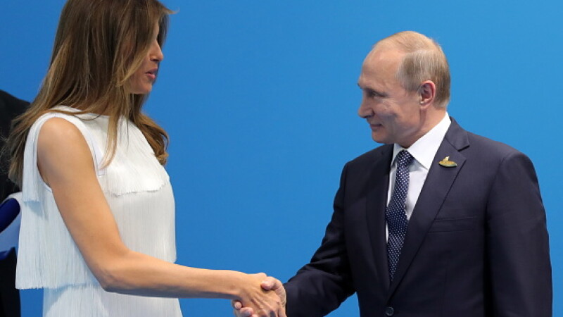 vladimir putin melania trump