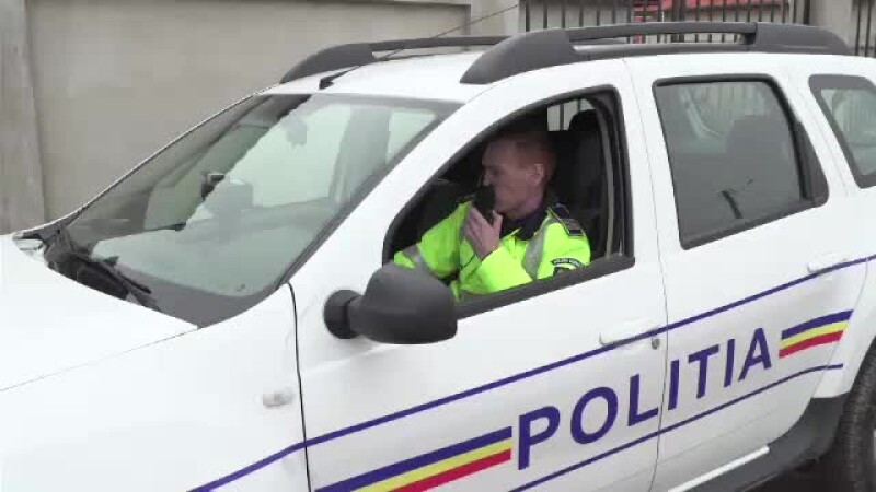 politist in masina
