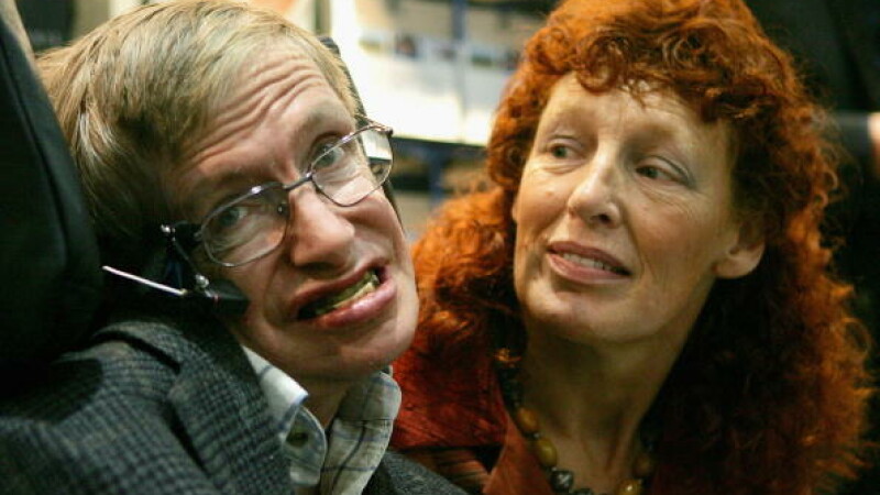 Stephen Hawking si sotia sa Elaine