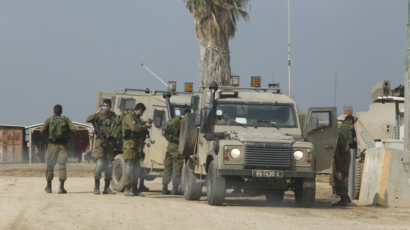 militari israelieni la granita cu fasia Gaza