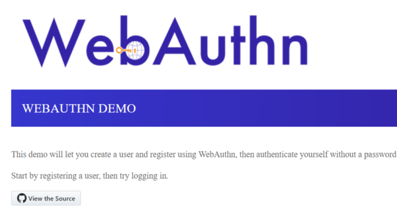 web authentication