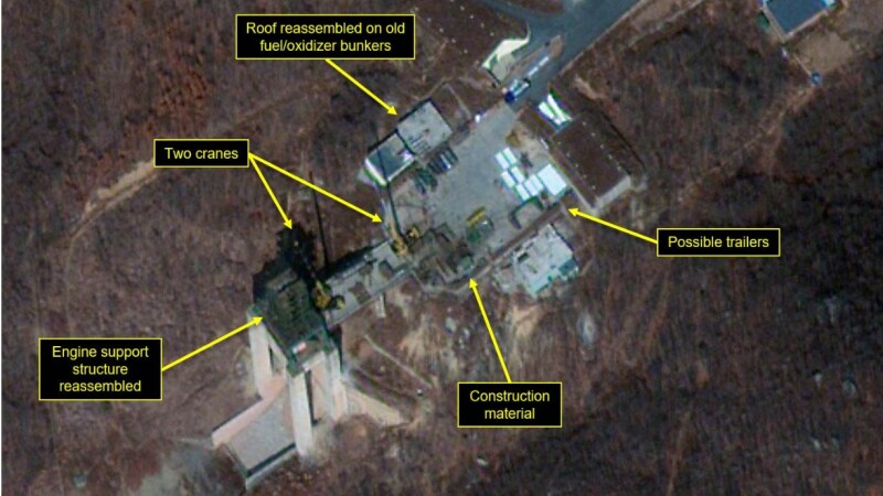 Imagini de la Baza de rachete nucleare Sohae