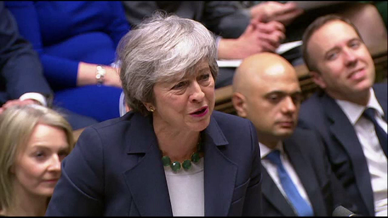 Theresa May, în Parlamentul britanic