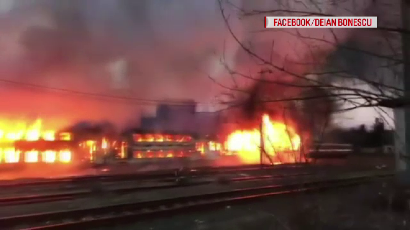 incendiu gara Oravița