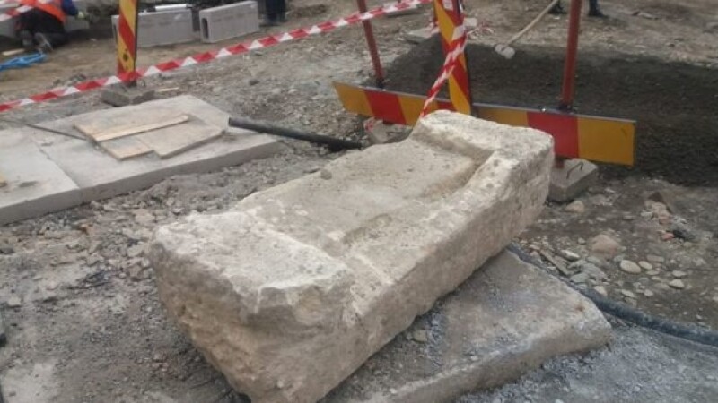 Descoperire arheologică extraordinară pe o stradă din Cluj Napoca