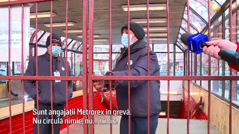 Sindicaliștii au blocat activitatea metroului și au creat haos în Capitală. Sute de mii de bucureșteni au fost afectați