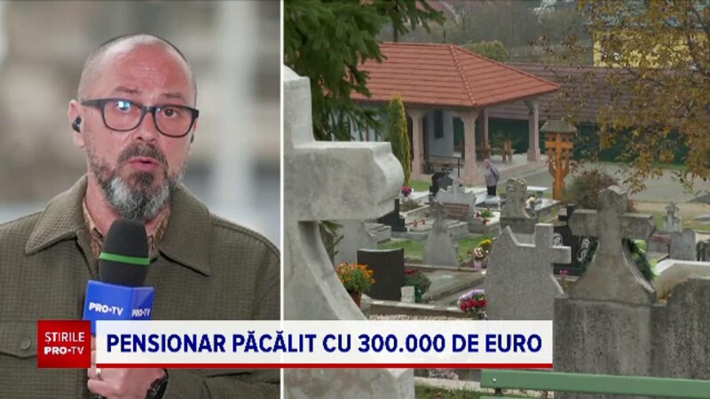 pensionar inșelat cu un cavou de lux