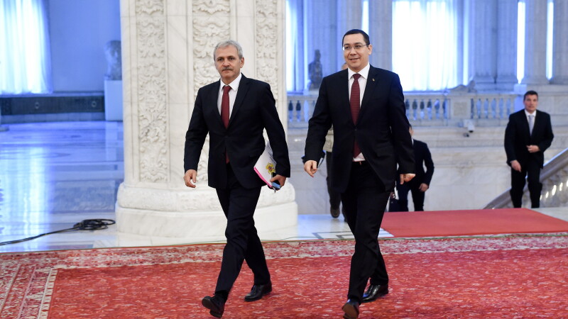 Liviu Dragnea, Victor Ponta - AGERPRES