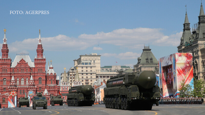 rachete balistice rusesti la parada de Ziua Victoriei