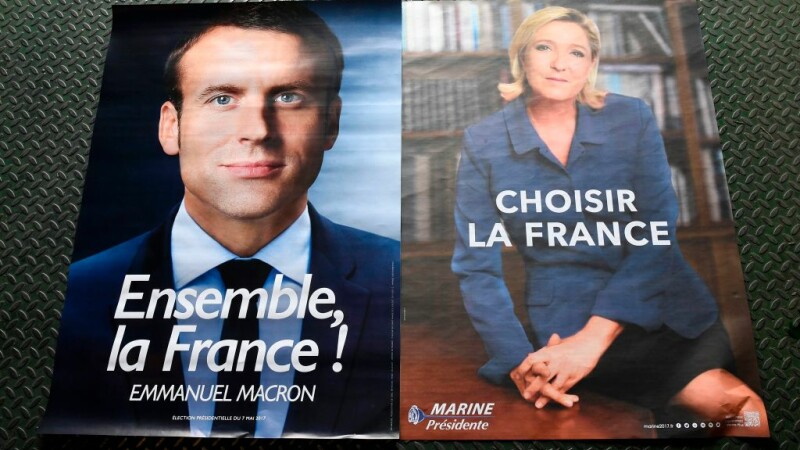 Marine le Pen si Emmanuel Macron