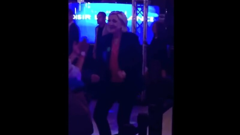Marine Le Pen in club