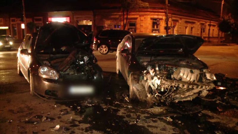 2 răniți în urma unui accident într-o intersecție din Timișoara. Semafoarele nu funcționau
