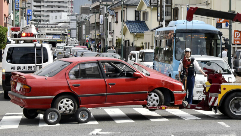 O maşină a intrat în mulţime în Japonia şi a ucis un pieton