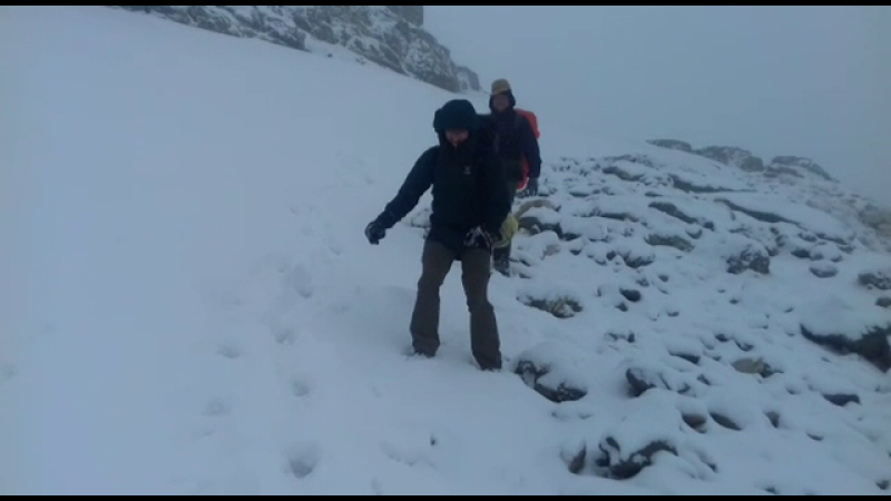 Turisti rataciti in Masivul Bucegi