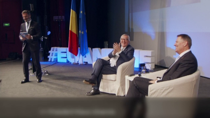 Jean-Claude Juncker, Klaus Iohannis - Sibiu