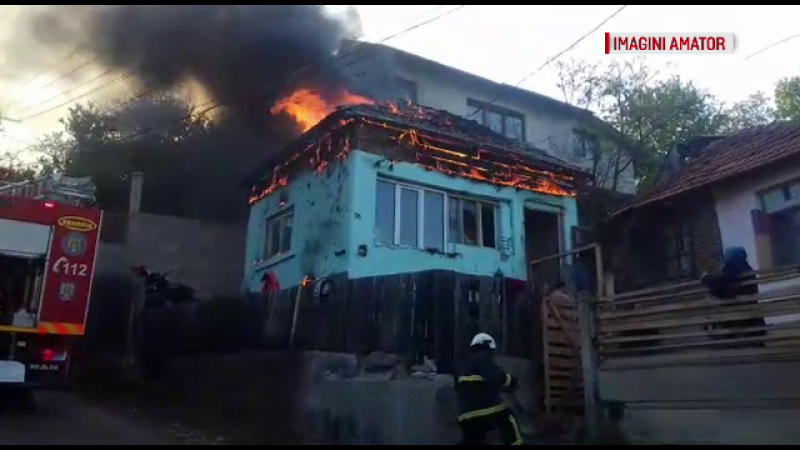 Un bărbat din Câmpulung a dat foc la casa în care se mutase cu câteva ore înainte