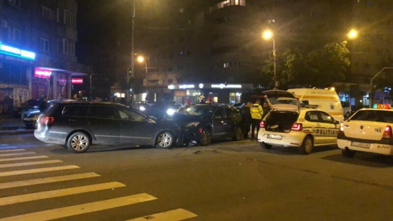 Accident pe o strada din Cluj