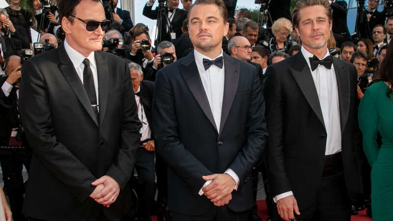 Quentin Tarantino, Brad Pitt și Leonardo DiCaprio, ovaționați 6 minute la Cannes