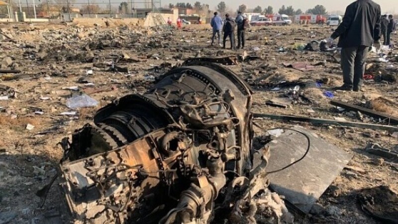 Avionul ucrainean prăbușit în Iran