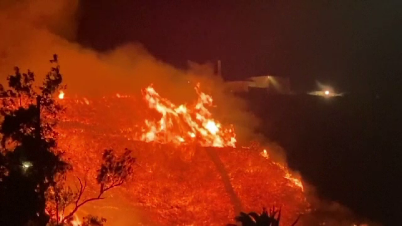 Incendii de proporții în California. Sediul unei televiziuni, înconjurat de flăcări