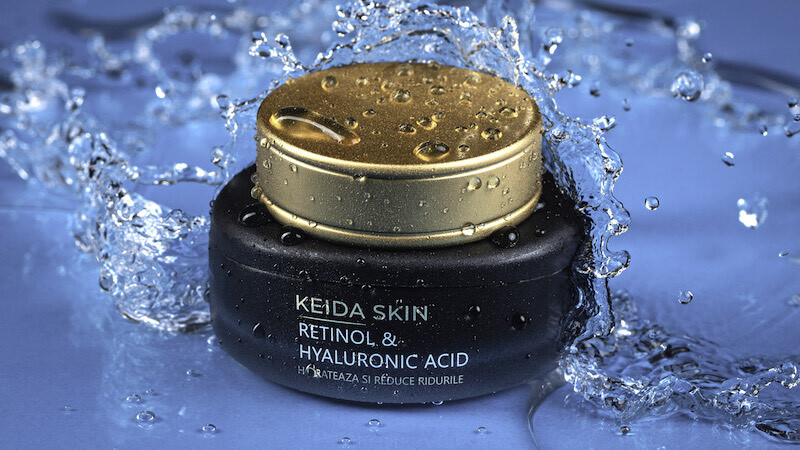 (P) Crema KEIDA SKIN cu Retinol și Acid Hialuronic, formula inovatoare cu 6 ingrediente active