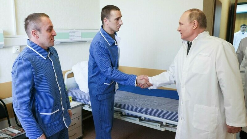 Putin spital soldati - 2