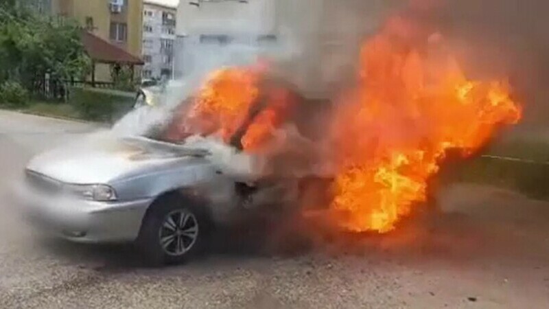 incendiu mașină