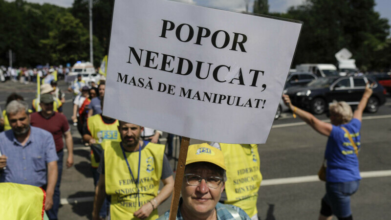 protest educatie