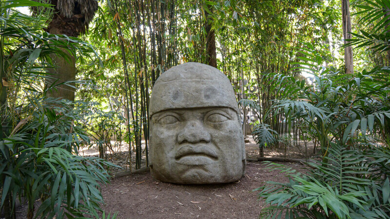 cap de piatra olmec