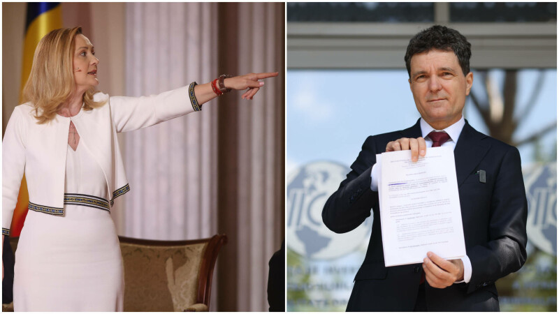 Elena Lasconi și Nicusor Dan