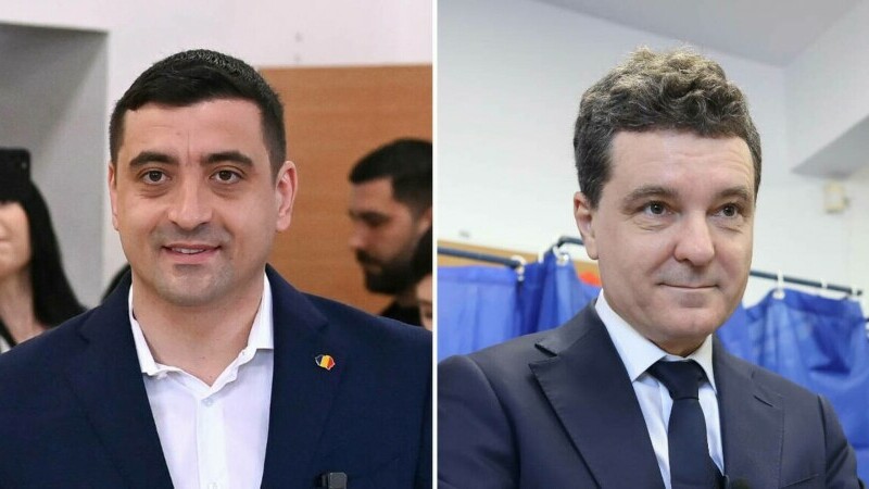 George Simion și Nicușor Dan în turul doi al alegerilor prezidențiale 2025