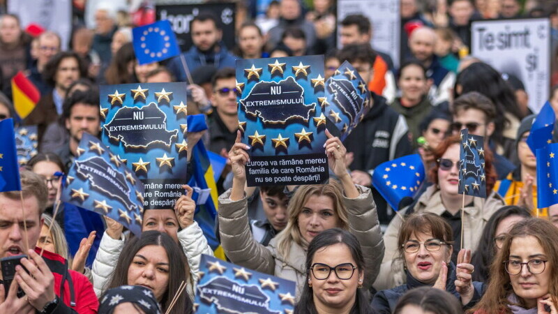 Miting proeuropean în țară
