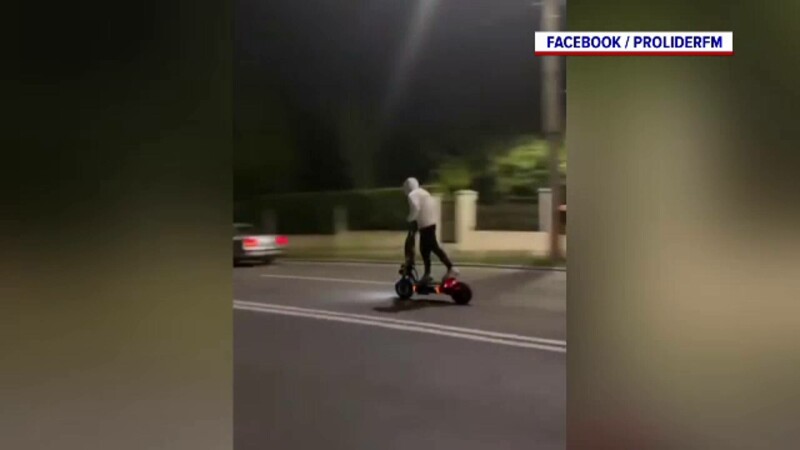 trotinetist galati politie
