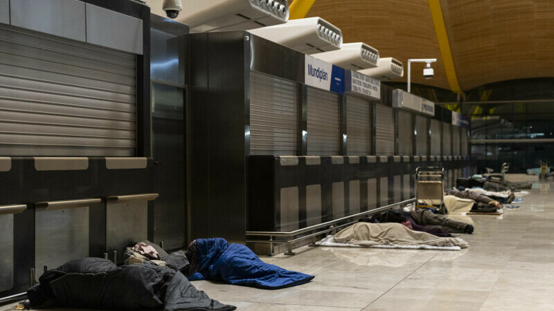 Imagini îngrijorătoare dintr-un aeroport din Spania
