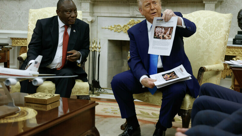 Donald Trump și omologul sud-african