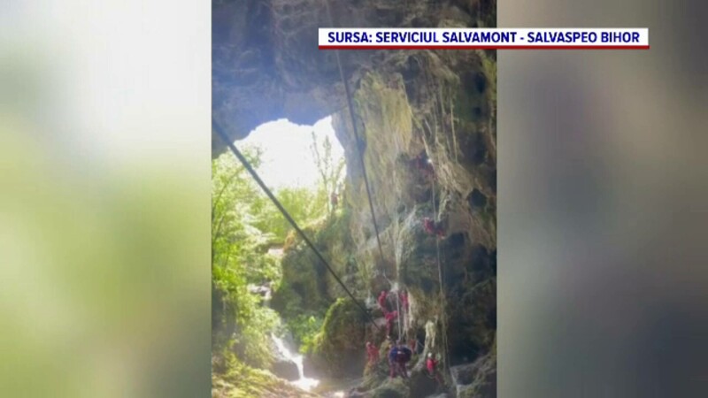 exercitu de salvare in pestera