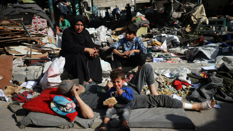 Un grup umanitar susținut de SUA distribuie ajutoare în Gaza