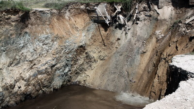 Crater in Valcea