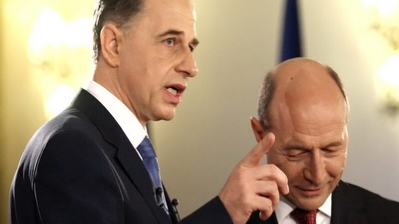 Mircea Geoana si Traian Basescu