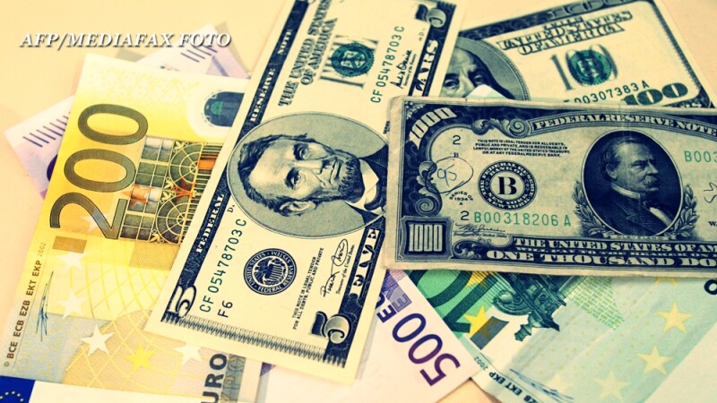dolari si euro, bani