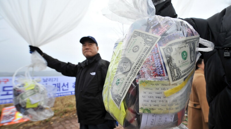 baloane umanitare, Coreea