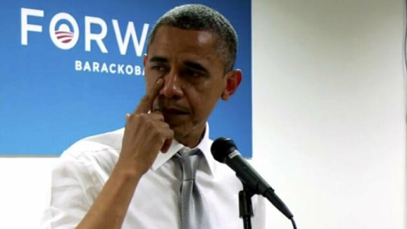 Obama lacrimi