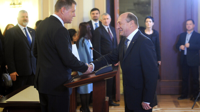 Klaus Iohannis, Traian Basescu