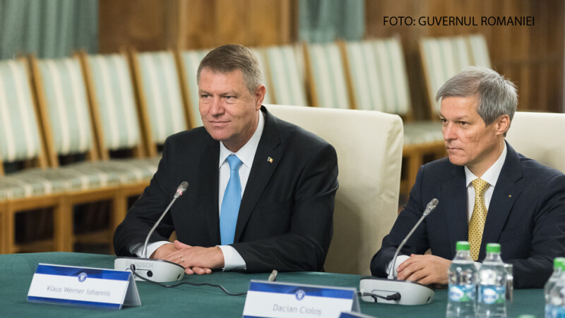 Iohannis si CIolos, sedinta